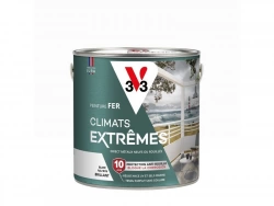 Peinture fer extérieur Climats extrêmes® V33 blanc brillant 2 l