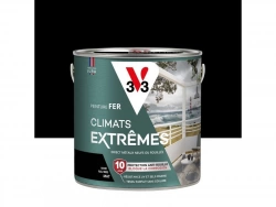 Peinture fer extérieur Climats extrêmes® V33 noir mat 2 l