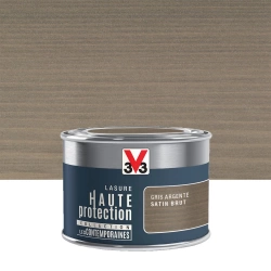 Lasure V33 Hp les contemporaines 8 ans gris argenté satiné 0.125 l