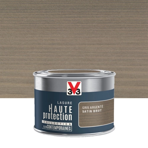 Lasure V33 Hp les contemporaines 8 ans gris argenté satiné 0.125 l