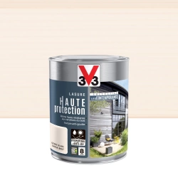 Lasure V33 Hp les contemporaines 8 ans cèdre blanc satiné 1 l