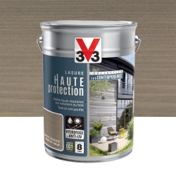 Lasure V33 Hp les contemporaines 8 ans gris argenté satiné 5 l