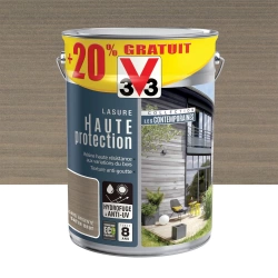 Lasure V33 Hp les contemporaines 8 ans gris argenté satiné 6 l