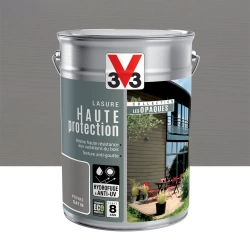 Lasure V33 Hp les opaques 8 ans poivre satiné 5 l