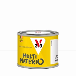 Peinture extérieure bois, fer, plastique V33 blanc satiné 0.125l