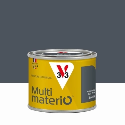 Peinture multimateriaux exterieure Multimaterio V33 anthracite satine 0.125 l