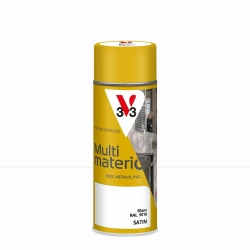 Bombe de peinture Multimaterio V33 blanc satine 400 ml