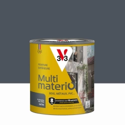 Peinture extérieure bois, fer, plastique V33 anthracite satiné 0.5l
