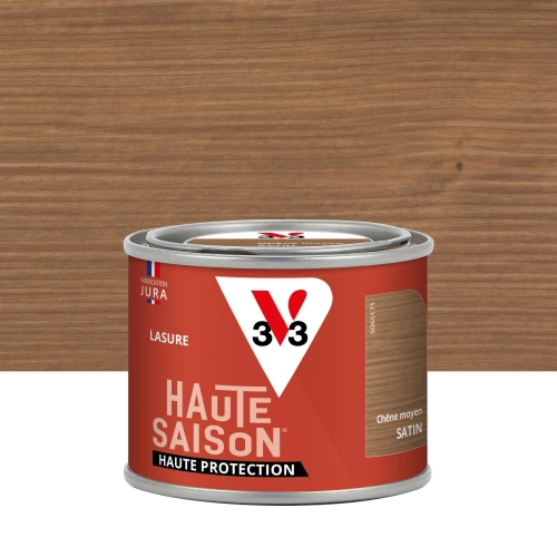 Lasure V33 Haute saison 8 ans chêne moyen satiné 0.125 l
