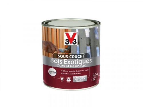 Sous-Couche Bois Exotique  V33, 0.5 L, Incolore