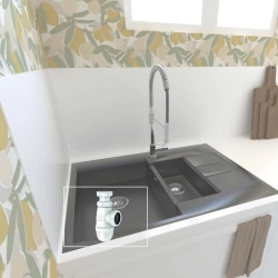 Siphon d'évier réglable