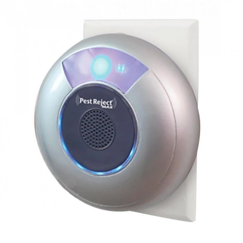 Pest Reject Max - VENTEO - Répulsif nuisibles - Ultrasons et électromagnétisme - Couleur gris – Couverture de votre maison de 200m²