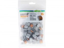 Lot De 50 Bornes Automatiques À Levier, 2,5 Mm² Pour Rigide Et Souple Zenitech