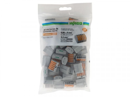 Lot De 4 Bornes Automatiques, 6 Mm² Pour Rigide Et Souple Zenitech