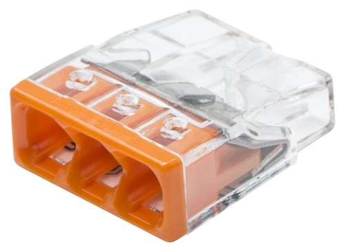 Lot de 20 bornes WAGO automatique 3 fils 2.5mm²