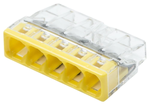 Lot de 20 bornes WAGO levier 5 fils 2.5mm²