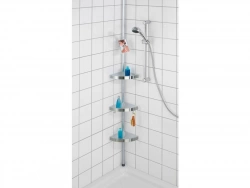 Etagère de bain / douche premium téléscopique (Sol Et Plafond), chromé, WENKO