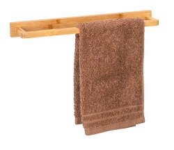 Porte serviette étagère fixation au choix Inbara 40cm bambou WENKO