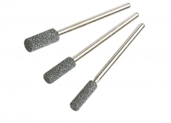 Wolfcraft - 3 Meules Abrasives Sur Tige Pour Affûter Chaines De Tronçonneuse - 2175000
