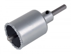 Trépan Parpaing Multimatériau, Diam.Trépan De 41 À 60 Mm Wolfcraft