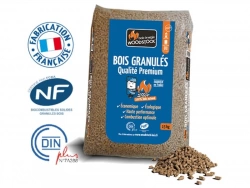 Granulés de bois, WOODSTOCK, sac de 15 kg