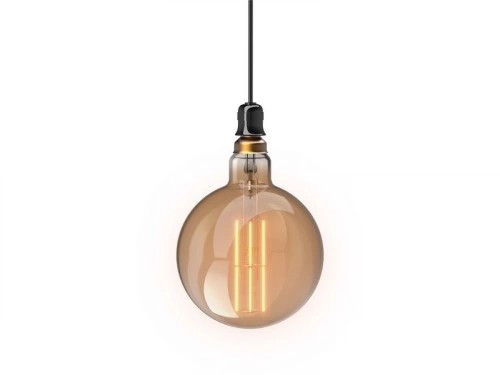 Ampoule filament LED compatible variateur, globe 200mm E27, 8W = 800Lm 1800K