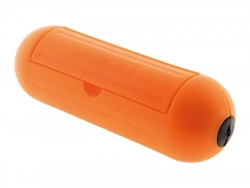 Boîtier de protection pour prolongateur jardin IP54 - Orange - Zenitech