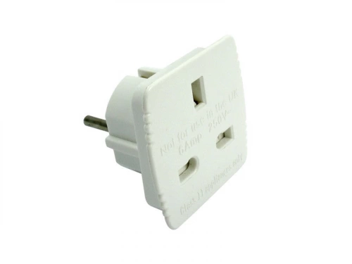 Adaptateur Grande-Bretagne vers France avec terre ZENITECH