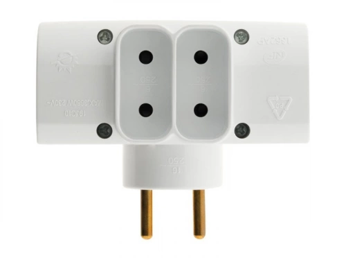 Multiprise Sans Fil, 4 Prises Blanc Zenitech