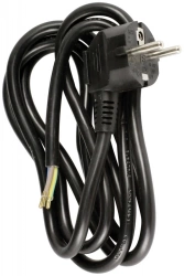 Cordon d'alimentation avec prise 16A 3G1,5 2m Noir - Zenitech