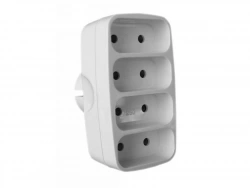 Quadriplite 6A Facade Blanc