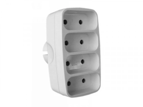 Quadriplite 6A Facade Blanc