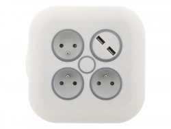 Enrouleur De Câble Électrique Ménager Avec Terre L. 7 M Ho5Vvf 3G1, Zenitech