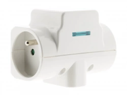 Triplite Parafoudre, 3 Prises Blanc, Inotech