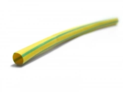 Gaine Thermorétractable Vert / Jaune, L.1 M, Diam.2.4 Mm, Zenitech