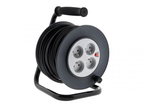 Enrouleur De Câble Électrique Ménager Avec Terre L. 15 M Ho5Vvf 3G1.5, Zenitech