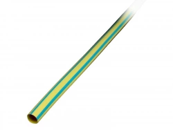 Gaine Thermorétractable Vert / Jaune, L.1 M, Diam.3.2 Mm, Zenitech