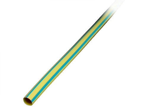 Gaine Thermorétractable Vert / Jaune, L.1 M, Diam.3.2 Mm, Zenitech
